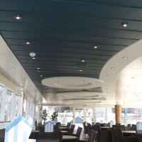 200mm Perforated Metal Plank Ceiling Aluminum C Strip Ceiling Tile