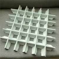 100X100 Factory Price Metal Open Cell Suspended Ceiling Tile Supermarket Ceiling