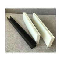 25X100 Wooden Color Acoustic Metal Ceiling Aluminum Extruded Box Baffle Ceiling