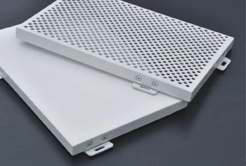 Solid Aluminium Panels Metal Aluminum Wall Cladding Facade System