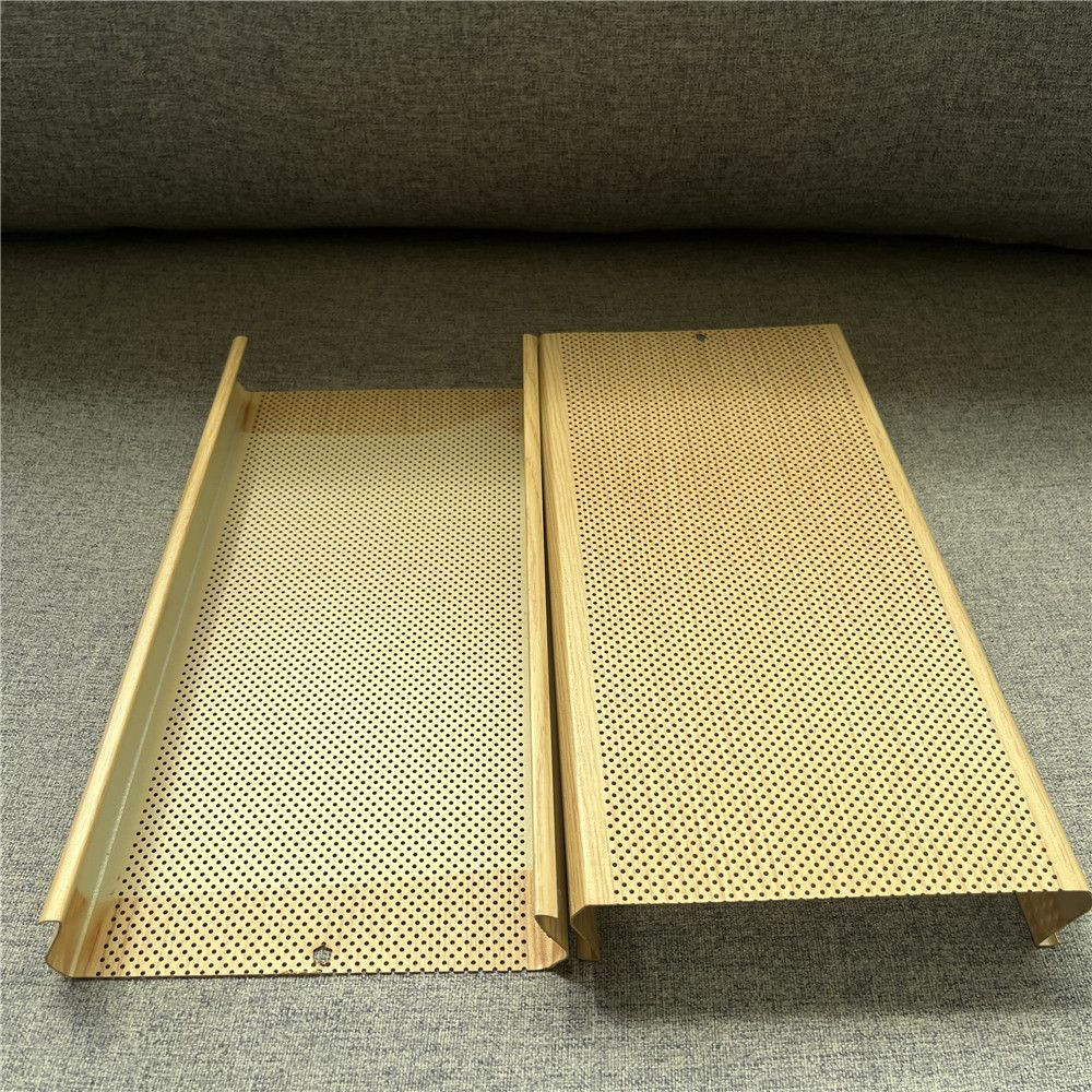 300mm Metal Suspended Gas Station Ceiling Perforated Aluminium S Strip Ceiling From China