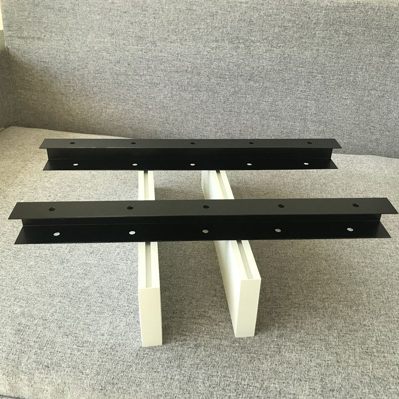 25X100 Wooden Color Acoustic Metal Ceiling Aluminum Extruded Box Baffle Ceiling