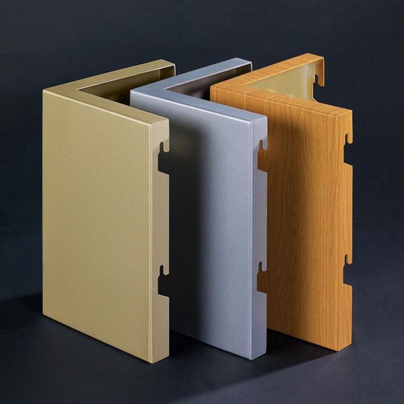 Solid Aluminium Panels Metal Aluminum Wall Cladding Facade System