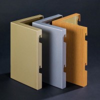 Solid Aluminium Panels Metal Aluminum Wall Cladding Facade System
