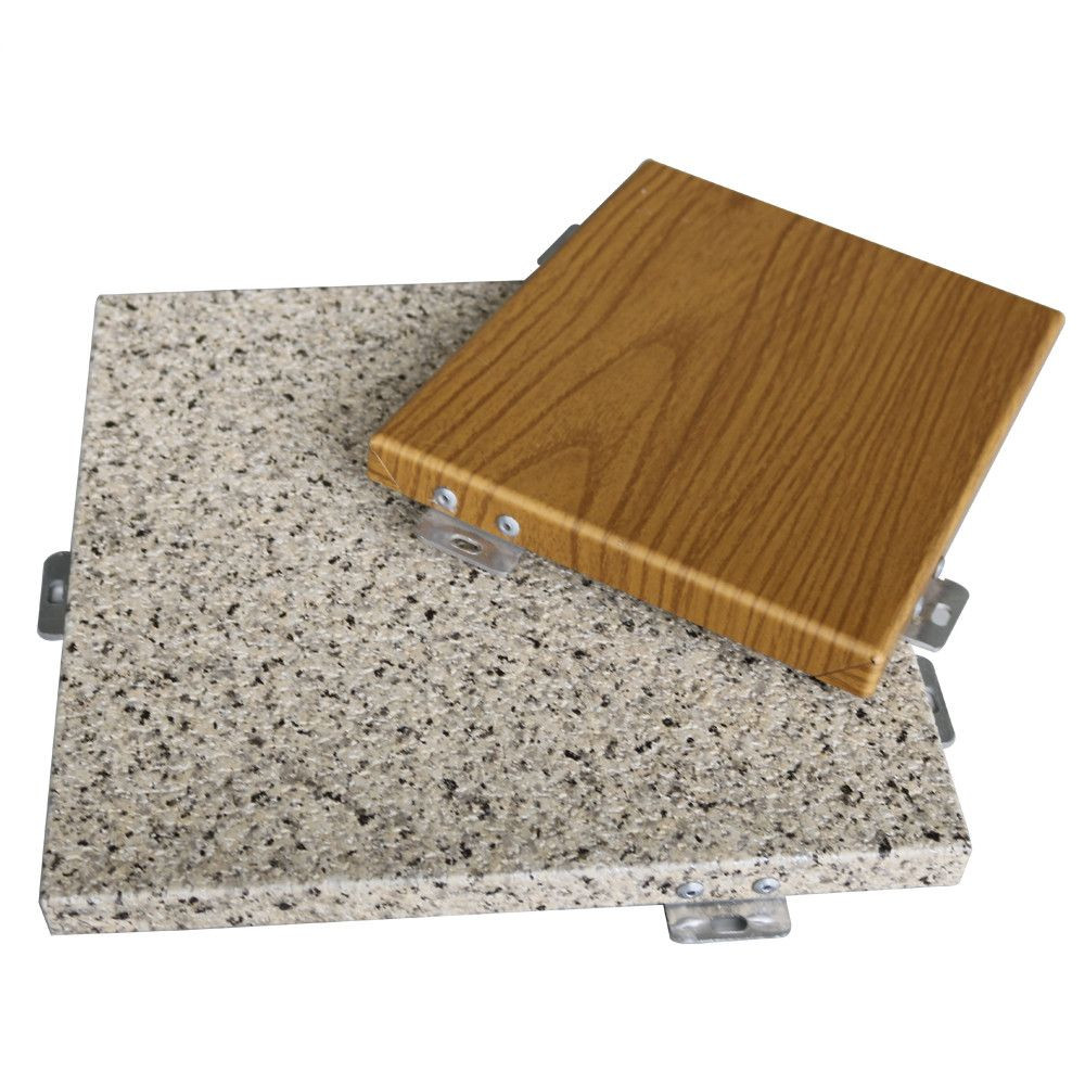 Solid Aluminium Panels Metal Aluminum Wall Cladding Facade System