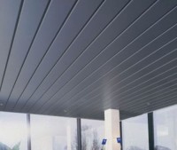 100mm Airport Pland Ceiling Aluminum G Shape Metal Linear Strip Ceiling Design