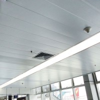 200mm Perforated Metal Plank Ceiling Aluminum C Strip Ceiling Tile
