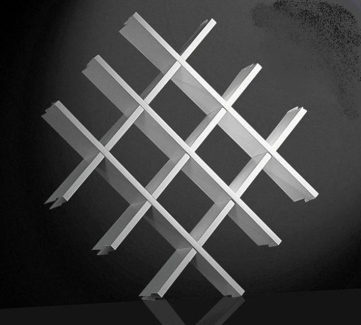 150X150 Metal Suspended Open Cell Aluminum Grid Ceiling