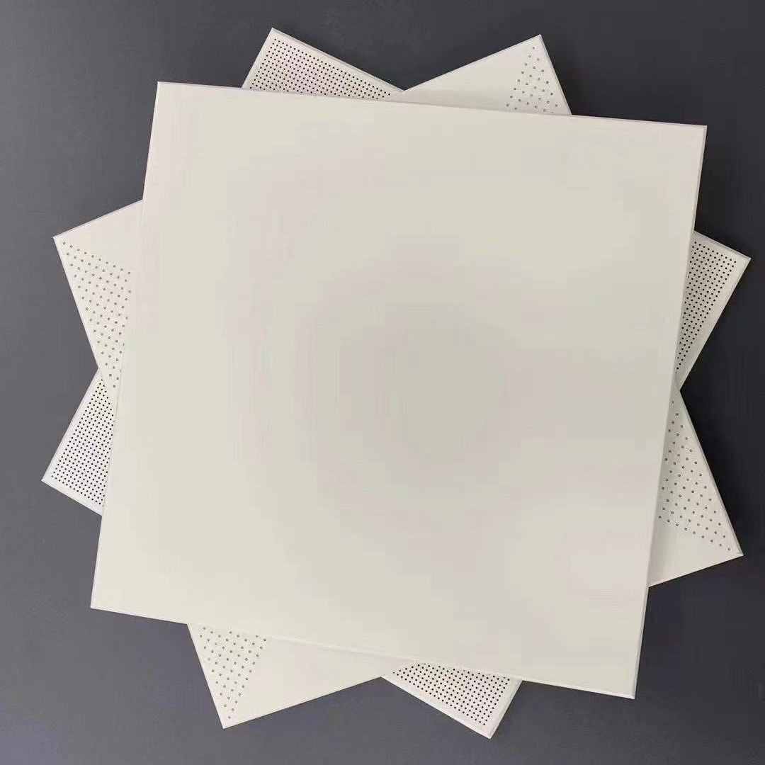 Aluminum Clip in Ceiling Perforated Clip in Ceiling Tiles with Sound Absorbing Black Paper