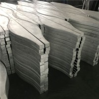 Curved Ceiling Design Custom Aluminum Fireproof Wave Baffle Ceiling Tile for Interior Wall Roof Decoration