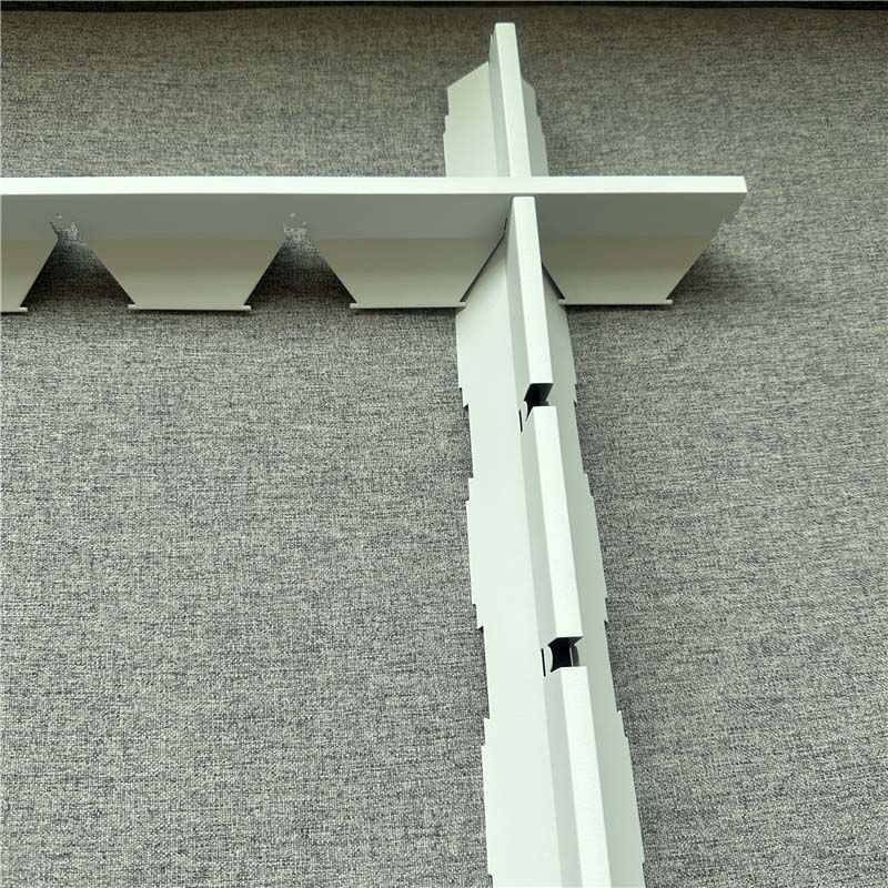 100X100 Factory Price Metal Open Cell Suspended Ceiling Tile Supermarket Ceiling